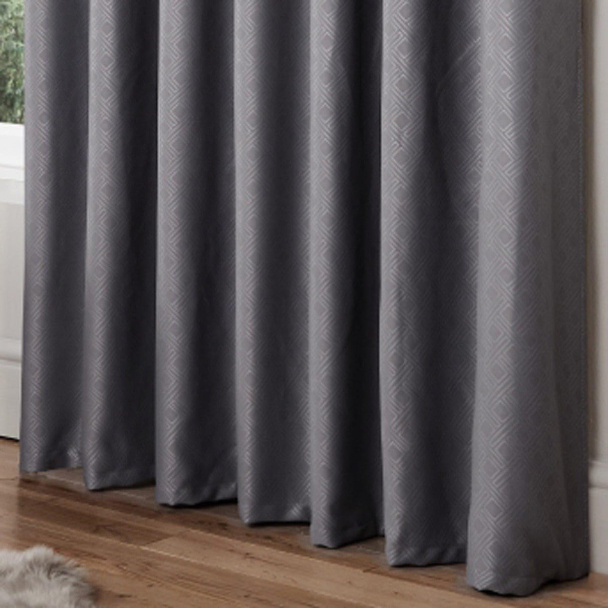 Diamond Blackout Eyelet Curtains Silver Eyelet Curtains Alan Symonds