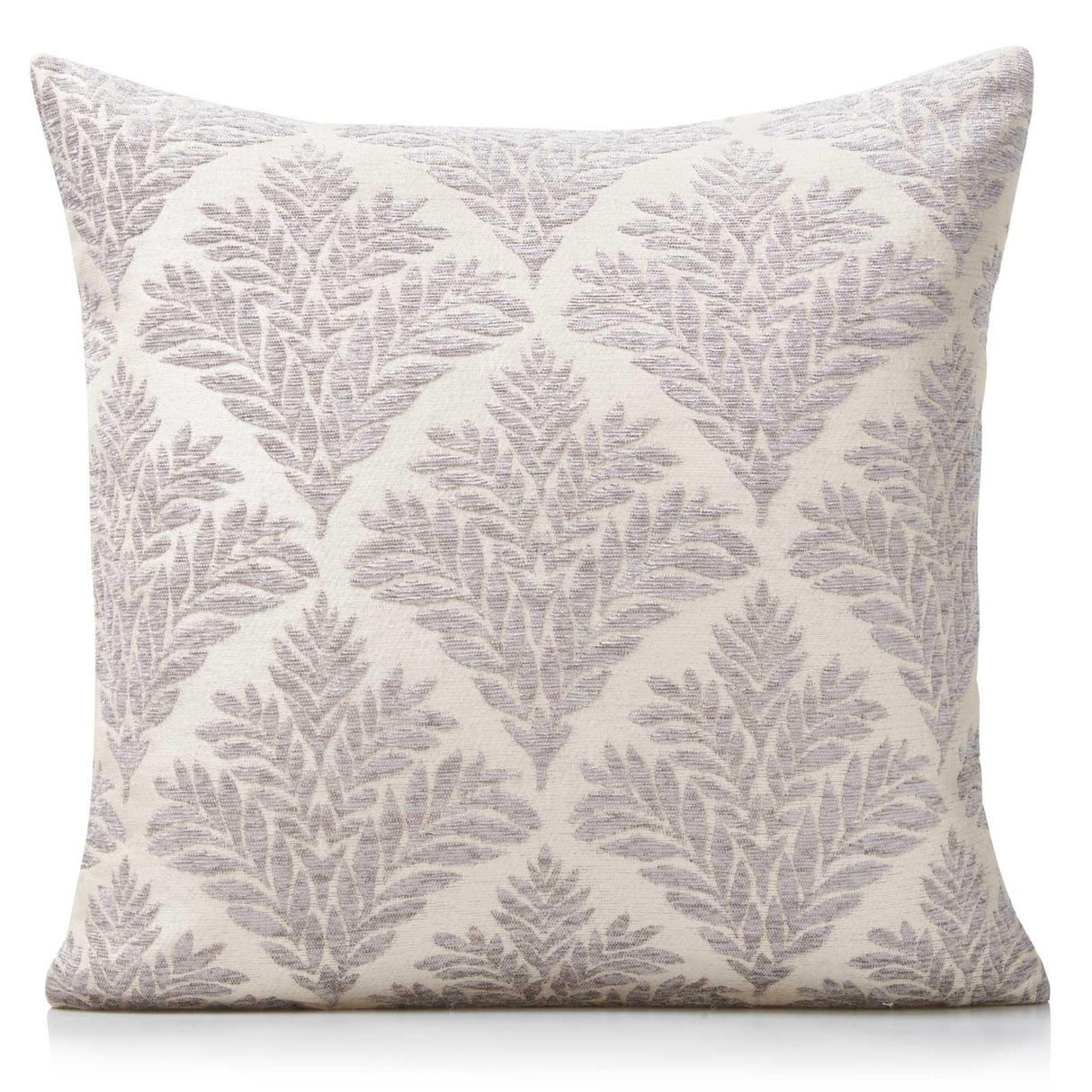 Alan Symonds Oakham Chenille Silver Cushion Cover 45cm x 45cm (18"x18") Cushion Cover Alan Symonds