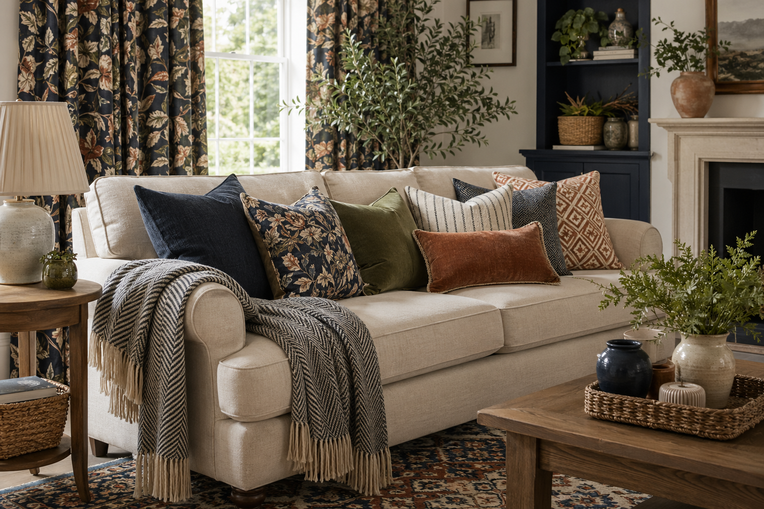 Image for How to Mix and Match Patterns and Textures in Soft Furnishings