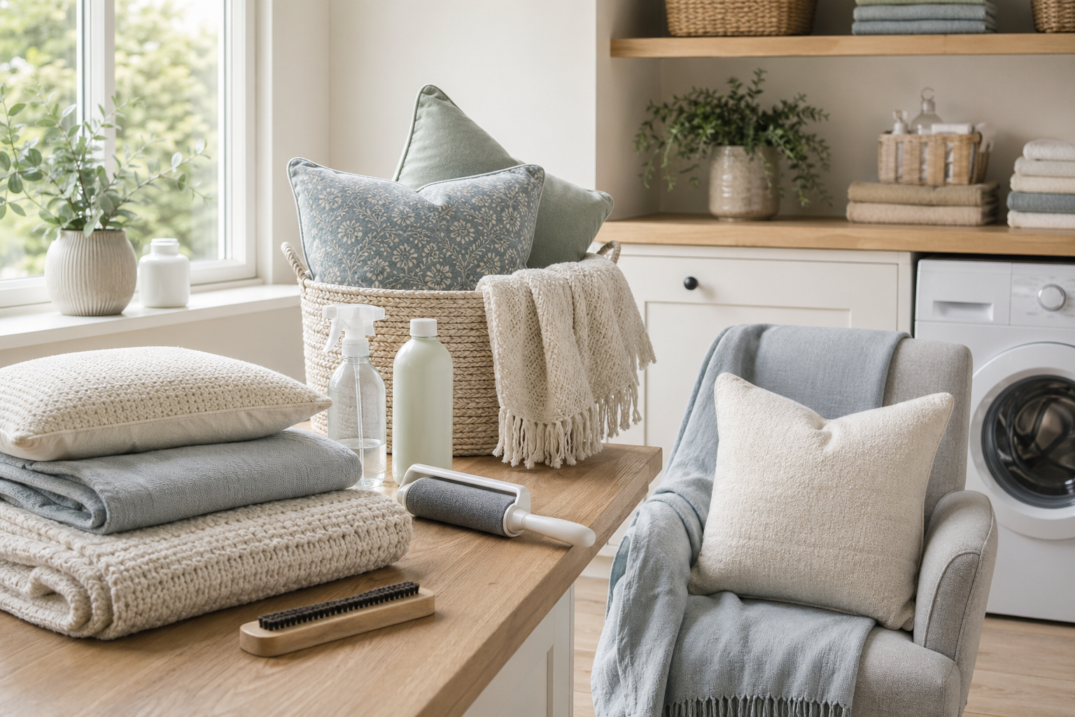 Image for How to Clean and Maintain Decorative Cushions and Throws