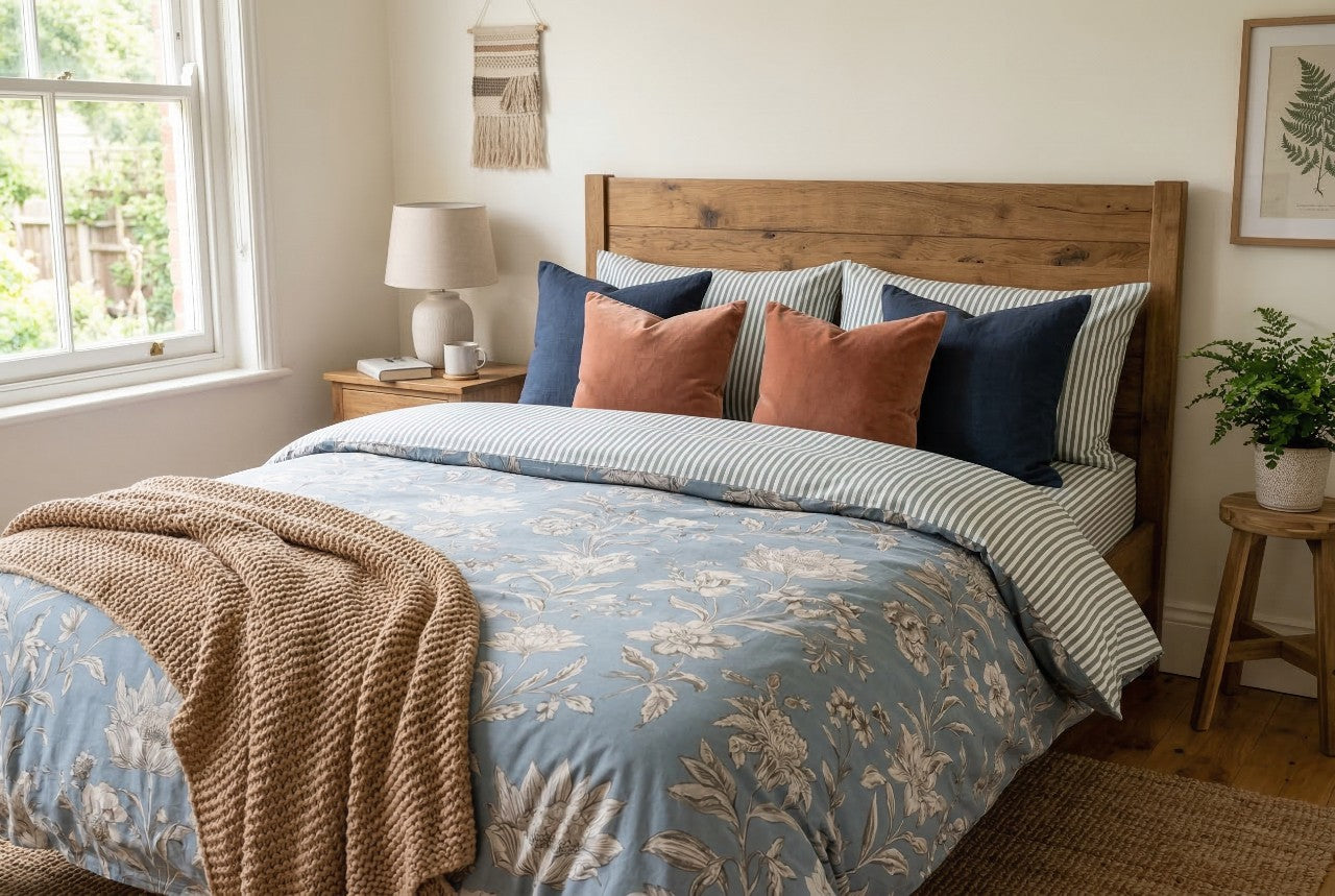 How to Mix and Match Patterned Duvet Covers Without Overwhelming Your Bedroom