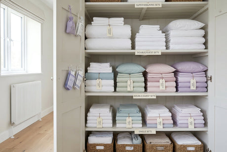 The Secret to Folding Fitted Sheets and Maximising Linen Storage