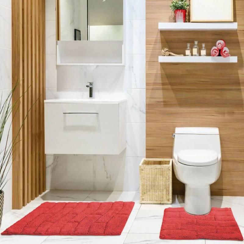 Step into Comfort with Our Plush Bath Mats