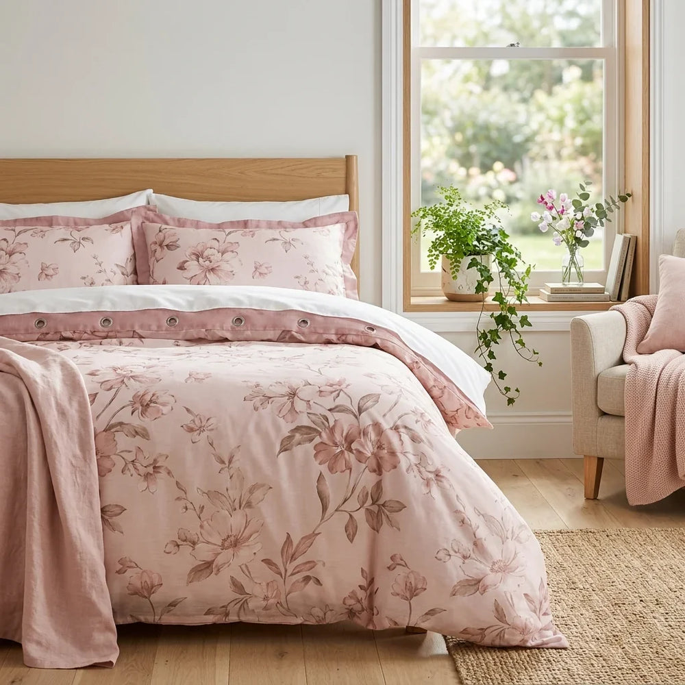 Pink & Purple Tones Bedding collection at Ideal Textiles