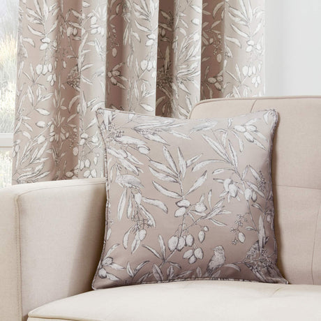 Aviary Cushion Cover 18" x 18" - Parchment
