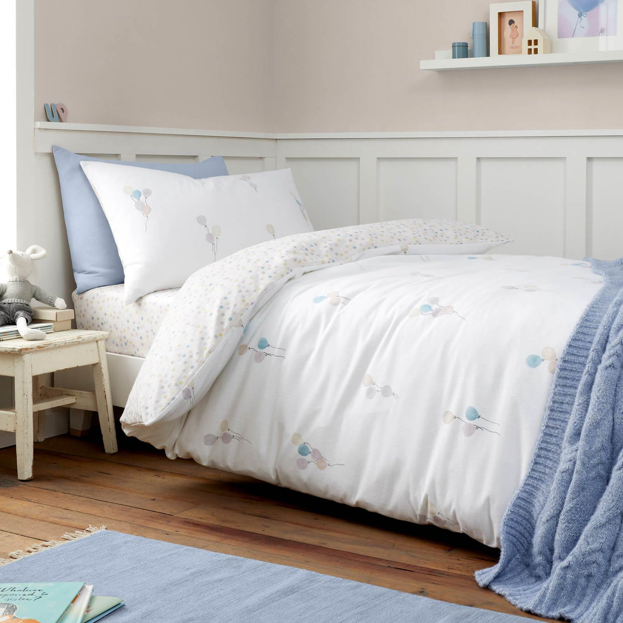Brushed Balloons Duvet Cover Set by Bianca