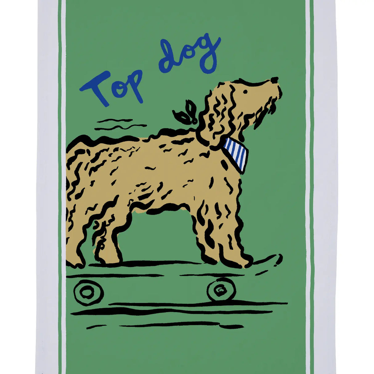 Top Dog Cotton Tea Towel by Ulster Weavers