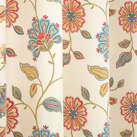 Shelley Floral Eyelet Curtains by Sundour