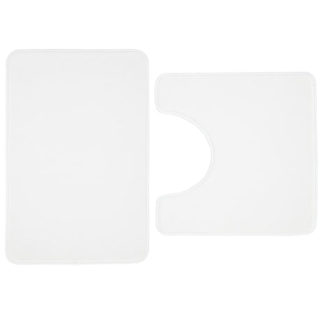 Anti-Bacterial Memory Foam Bath Mat & Pedestal Bathroom Set by Catherine Lansfield