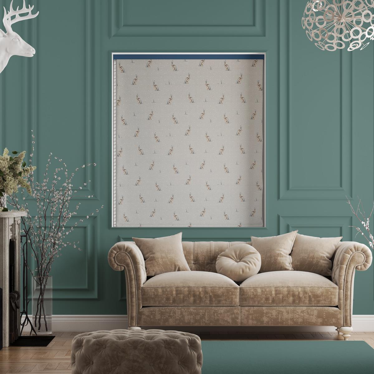 Hartley Natural Made To Measure Roman Blind by Style Furnishings