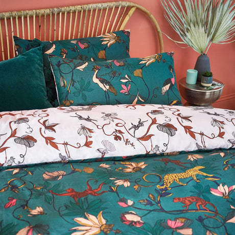 Wildlings Tropical Duvet Cover Set Double by furn.
