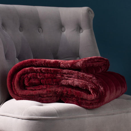 Empress Faux Fur Throw Blanket by Yard 14