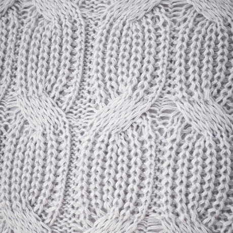 Catherine Lansfield Chunky Marl Knit Filled Cushion 45cm x 45cm 19