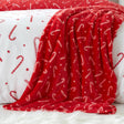 Catherine Lansfield Candy Cane Lane Festive Christmas Throw