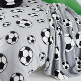 Football Fleece Throw by Catherine Lansfield