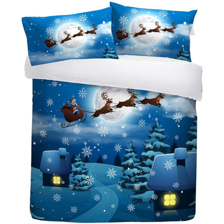 Santa Glow Duvet Cover Set by Bedlam