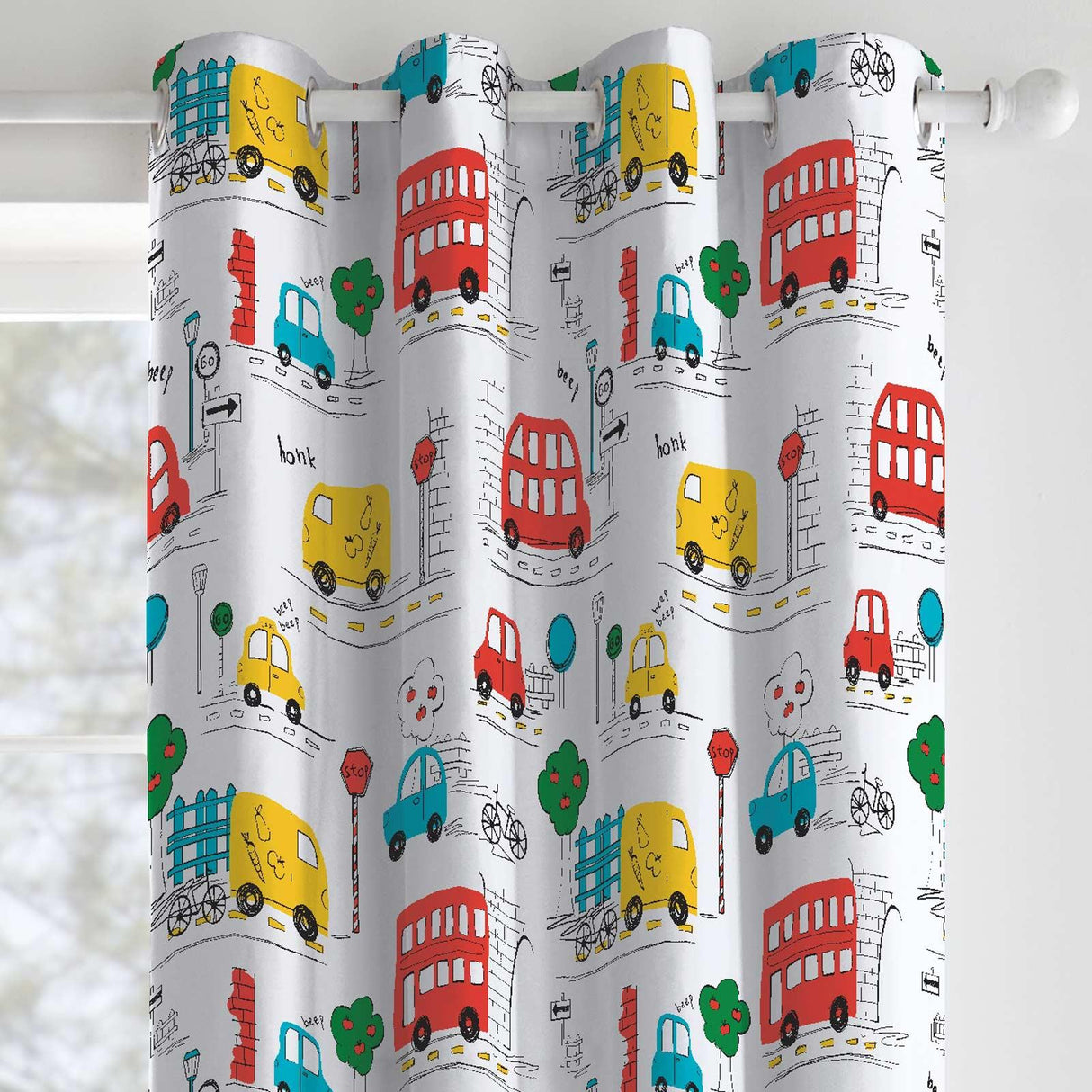Transport Eyelet Curtains by Catherine Lansfield