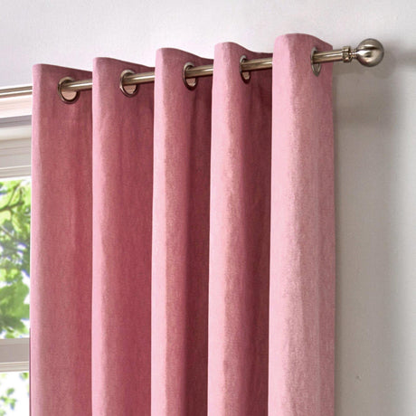 Sorbonne Cotton Lined Eyelet Curtains by Fusion