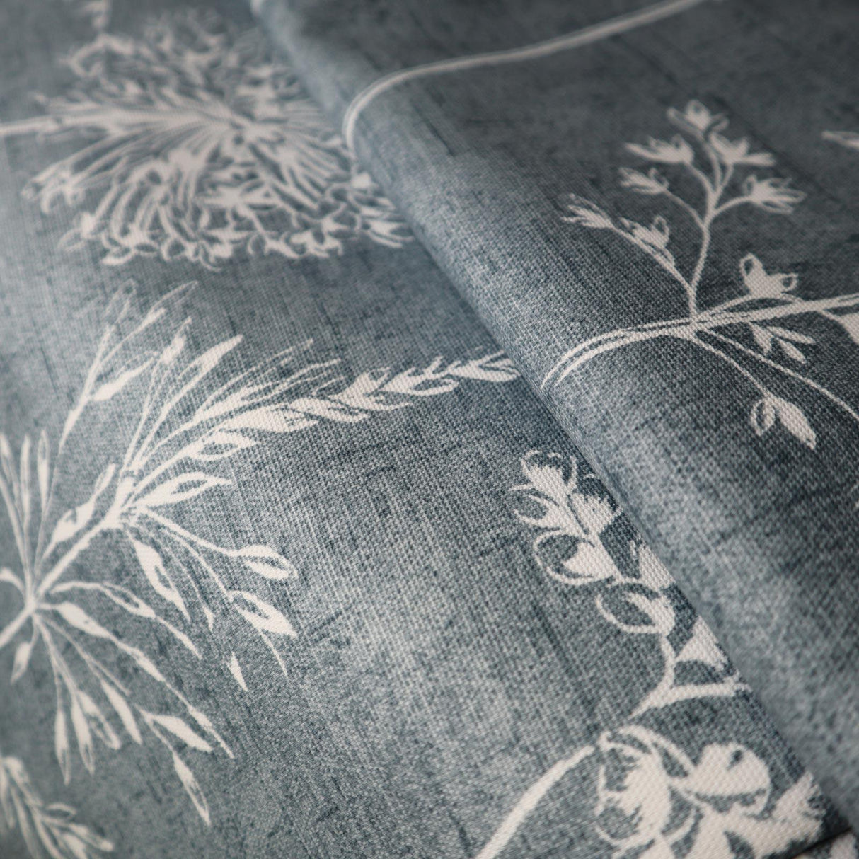 Chervil Denim Made To Measure Roman Blind by Style Furnishings