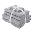 Catherine Lansfield Anti-Bacterial 500gsm 6 Piece Towel Bale - Silver