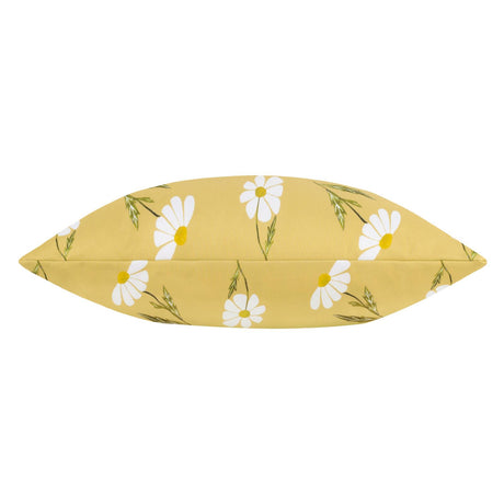 Daisies Floral Outdoor Cushion Cover Yellow by Wylder Nature