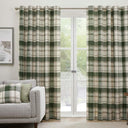 Balmoral Check Eyelet Curtains by Fusion