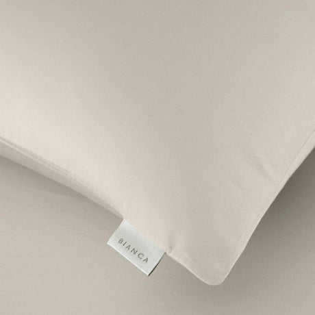 400 Thread Count Cotton Sateen Oxford and Standard Pillowcases by Bianca