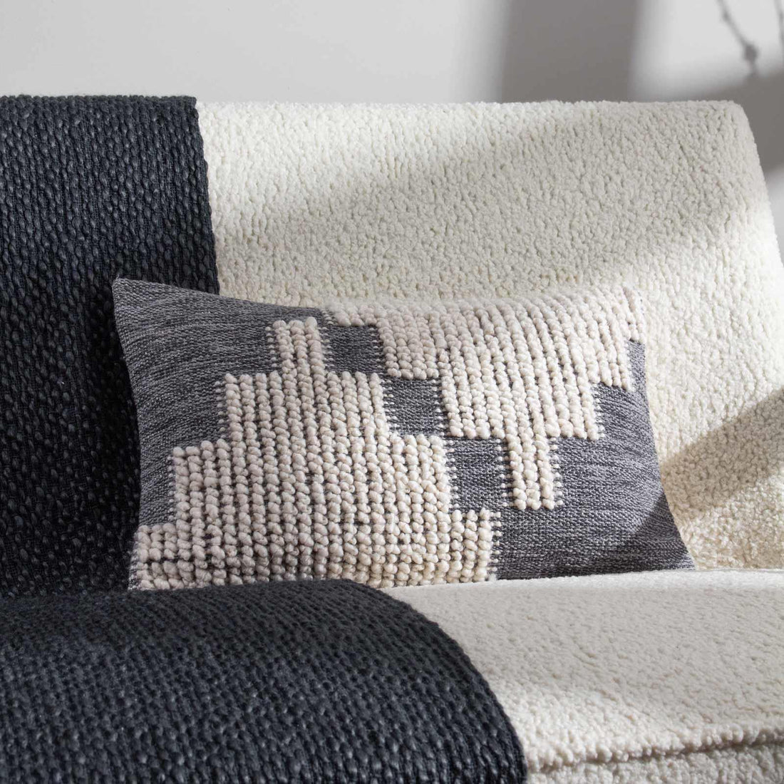 Himal Woven Knot 100% Cotton Cushion Cover