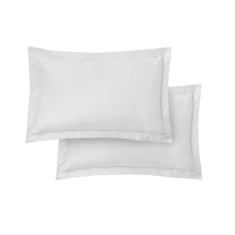 400 Thread Count Cotton Sateen Oxford and Standard Pillowcases by Bianca