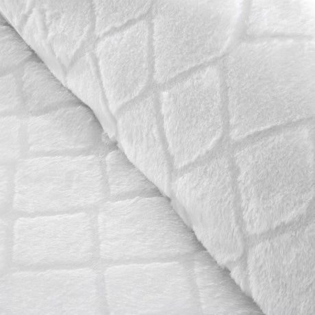 Cosy Diamond White Duvet Cover Set