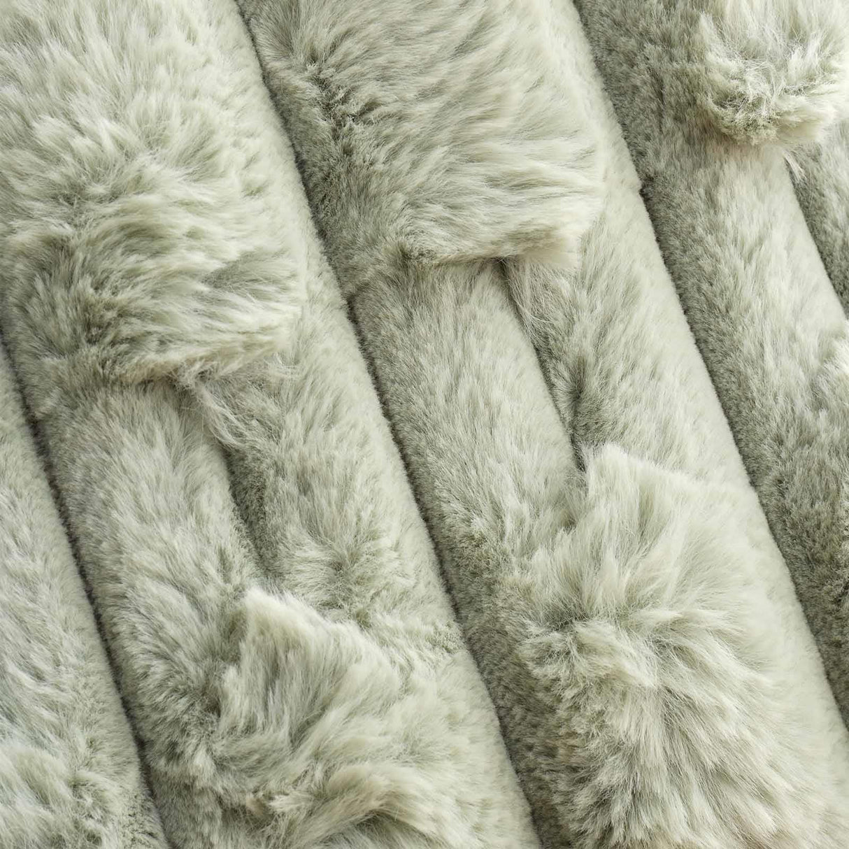 Carved Faux Fur Throw 150cm x 200cm by Bianca
