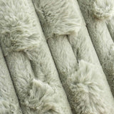 Carved Faux Fur Throw 150cm x 200cm by Bianca