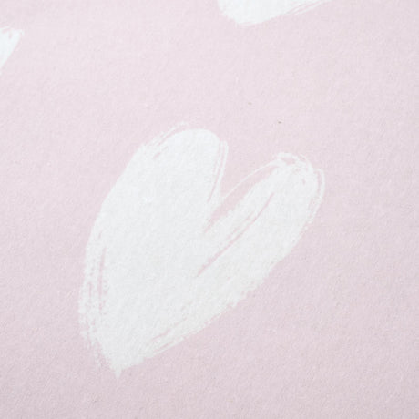 Brushed Hearts Fitted Sheet by Catherine Lansfield