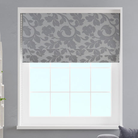 Achill Putty Made to Measure Roman Blind by Style Furnishings