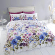 Catherine Lansfield Countryside Floral Duvet Cover Set - Pink & Blue