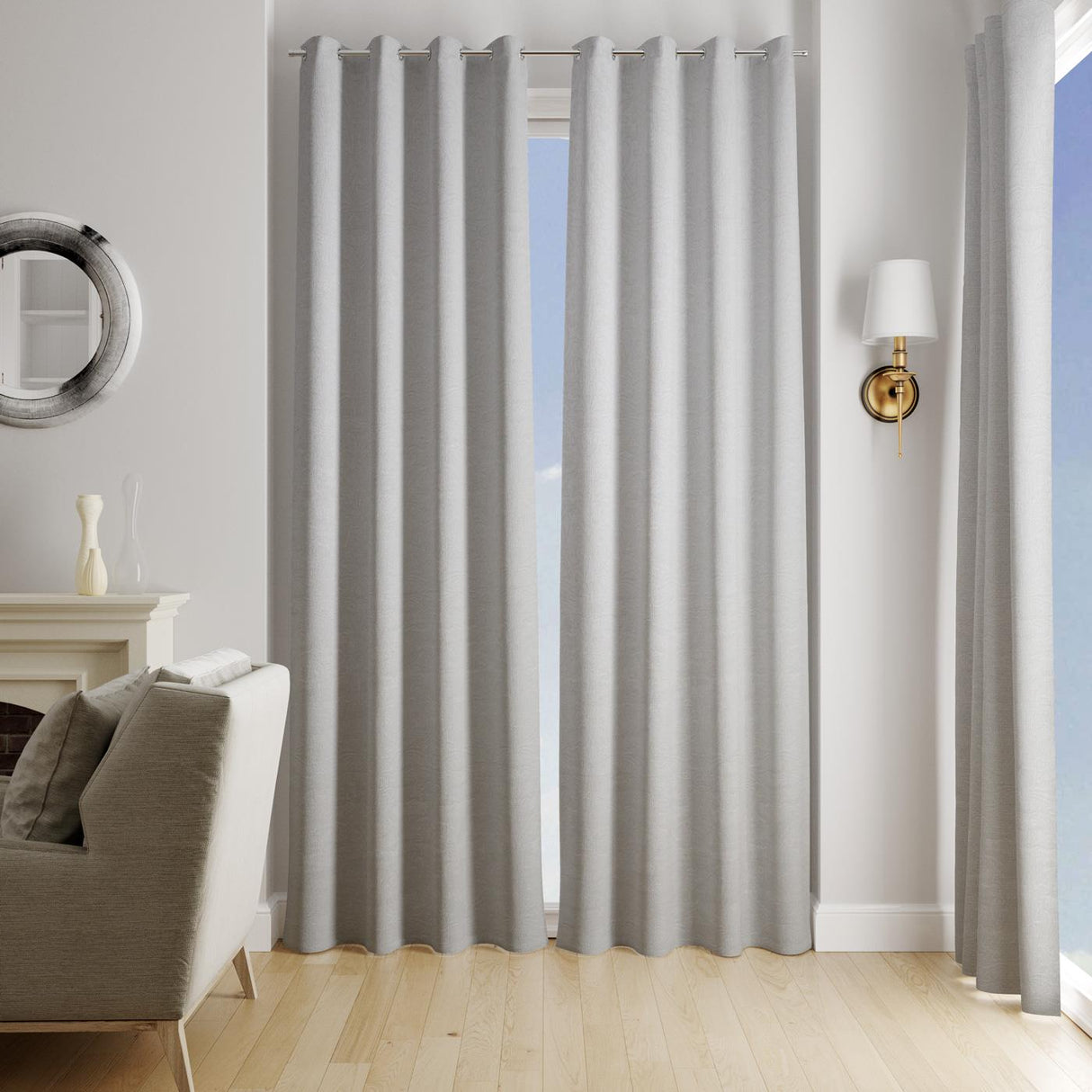 Tiverton Ivory Made To Measure Curtains by Style Furnishings