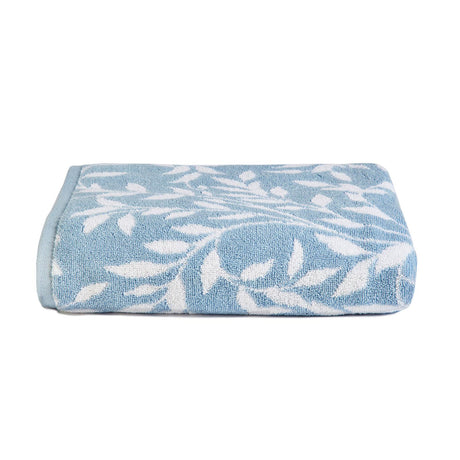 Sandringham Jacquard Leaf 550 gsm Towel by Fusion