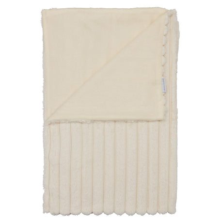 Cosy Ribbed Throw Blanket 130cm x 170cm by Catherine Lansfield
