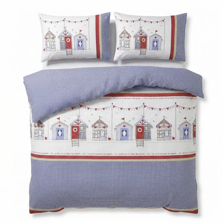 Beach Hut Duvet Cover Set 4