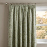 Botanic Lined Tape Top Pencil Pleat Curtains 2