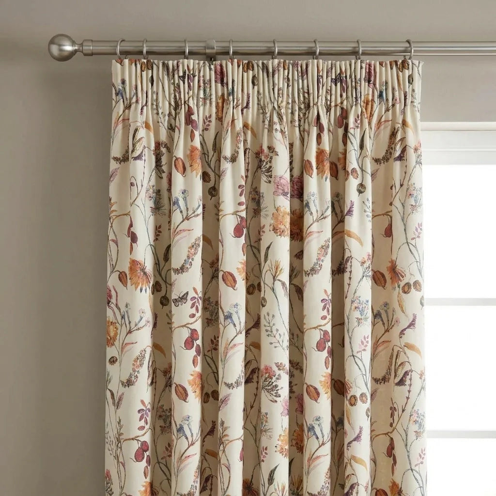Grove Lined Tape Top Pencil Pleat Curtains - Multicolour image 2