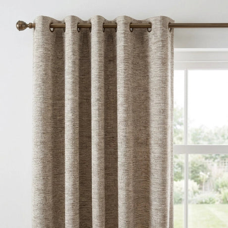 Talon Eyelet Curtains Ready Made - Grey image 2