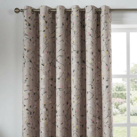 Blossom Bud Thermal Eyelet Curtains 2