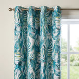 Malay Blockout Eyelet Curtains - Green image 2
