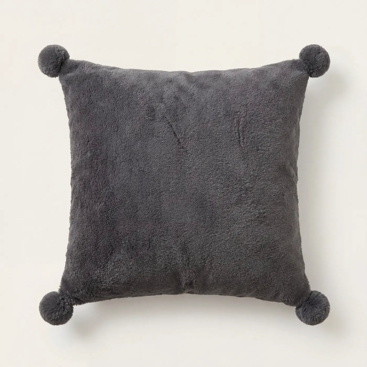 Pom Pom Fleece Cushion Cover Cosy Collection 4