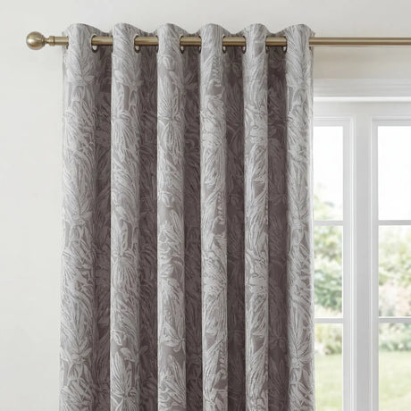 Botanic Chenille Eyelet Curtains 8