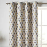 Georgia Blockout Eyelet Curtains - Ochre image 2