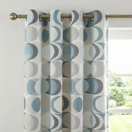 Sander Lined Eyelet Curtains 2