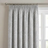 Aveline Floral Pencil Pleat Ready Made Curtains - Grey image 2