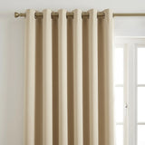100% Blackout Eyelet Curtains 2